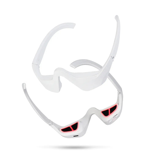 RevitalEyes™ red light therapy eye mask product on white background